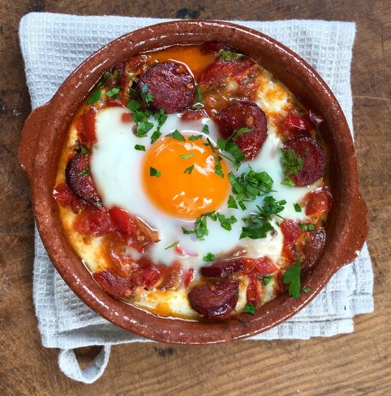 Huevos a la Flamenca (Flamenco Eggs)